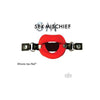 Sex and Mischief Silicone Lips Red Mouth Gag - Adult Naughty Store