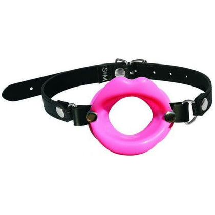 Sex and Mischief Silicone Lips Pink Mouth Gag - Adult Naughty Store