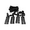 Sex And Mischief Bed Bondage Restraint Kit - Black, Model XYZ-123, Unisex, Full Body Restraints and Pleasure Accessories - Adult Naughty Store