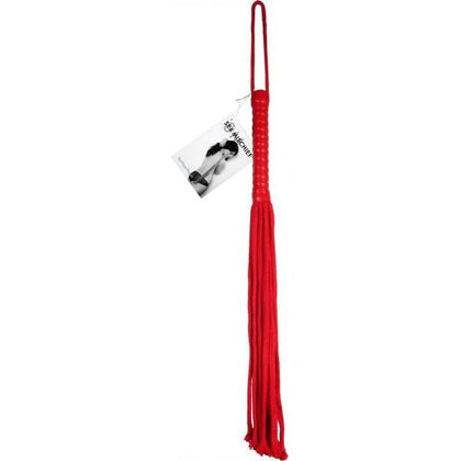Sex and Mischief Red Rope Flogger - The Ultimate Pleasure Tool for Sensual Domination and Role-Playing (Model SMRF-13)