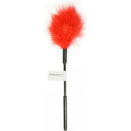 Sportsheets Pleasure Feather Tickler 7 inches - Red | Sensual Toy for Couples - Adult Naughty Store