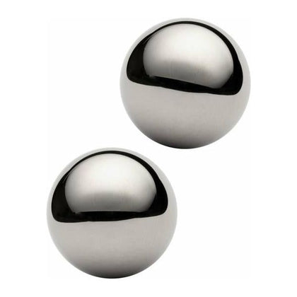 Steele Balls Stainless Steel 1 Inch Diameter - High-Quality Stainless Steel Kegel Balls for Enhanced Pleasure - Model SB-100 - Unisex - Intimate Satisfaction - Silver - Adult Naughty Store