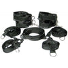 Black Label Bed Restraint System - Ultimate Pleasure for Couples - Model BRS-500 - Unisex - Full Body Bondage - Black - Adult Naughty Store