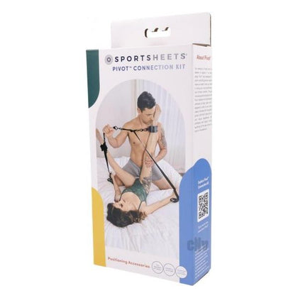 Sportsheets Pivot Connection Kit - Versatile Adjustable Tethers and Cuffs for Enhanced Pleasure and Support - Model PCK-001 - Unisex - Wrist and Ankle Restraints - Black