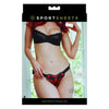 Sportsheets Saffron Strap On Black Red O-S: Elegant Harness for Sensual Pleasure - Model SBO-001 - Unisex - Versatile Strap-On for Intimate Adventures - Adult Naughty Store