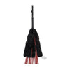 Saffron Faux Fur Flogger - Sensual and Spicy BDSM Toy - Model SF-500 - Unisex - Enhanced Pleasure for Impact Play - Black - Adult Naughty Store