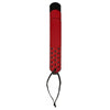 Sportsheets Saffron Layer Paddle Black/Red: The Dominant's Delight BDSM Impact Play Tool - Adult Naughty Store