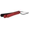 Sportsheets Saffron Layer Paddle Black/Red: The Dominant's Delight BDSM Impact Play Tool - Adult Naughty Store