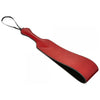 Sportsheets Saffron Loop Paddle Black/Red - Exquisite Impact Play Pleasure for Adventurous Souls - Adult Naughty Store