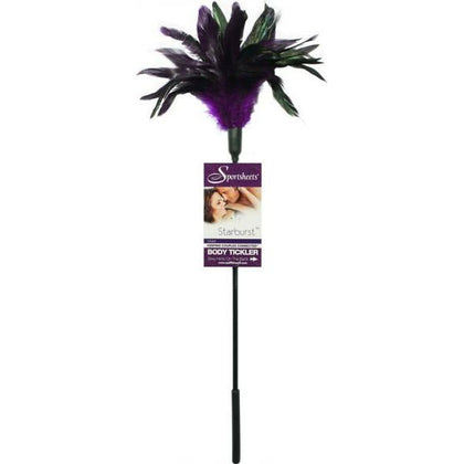 Fantasy Tickler Starburst Feather Tickler Violet

Introducing the Sensual Pleasures Feather Tickler by Fantasy Tickler - Model ST-2000: A Captivating Violet Feather Tickler for Exquisite Sensations and Passionate Play