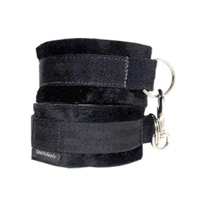 Sportsheets Soft Cuffs Black - Comfortable and Secure Bondage Restraints for Couples - Adult Naughty Store