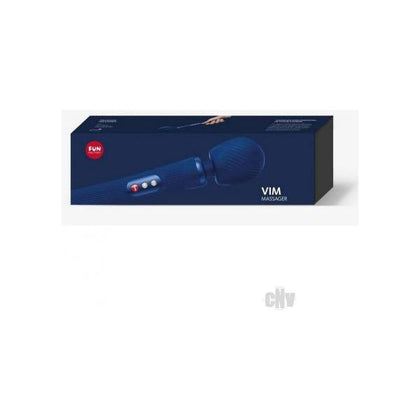 Vim Midnight Blue - Powerful Vibrating Wand Massager for All Genders, Intense Pleasure in a Stunning Deep Blue Color