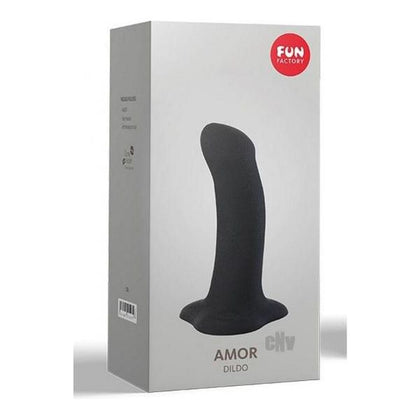 Amor Black - AMOR-001 Extra-Thin Strap-On Dildo for Unisex G-Spot/Prostate Stimulation - Black
