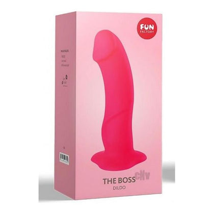 Fun Factory Boss Pink Silicone Dildo - Model BF-101 - Ultimate Pleasure Experience for All Genders - Intense Internal Stimulation - Pink