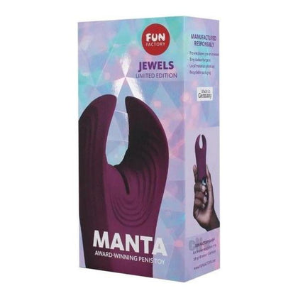 Introducing the MANTA Garnet: The Ultimate Partner Pleasure Vibrator for Men