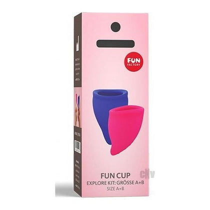 Introducing the Fun Cup Explore Kit - The Ultimate Menstrual Cup for Comfortable and Hassle-Free Periods