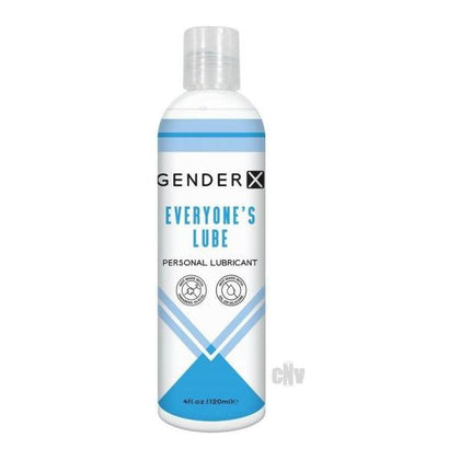 Gx Everyone's Lube 4oz - Water-Based Personal Lubricant for Penile, Anal, and Vaginal Pleasure - Enhances Comfort and Moisturizes - Compatible with Latex and Polyisoprene Condoms - Not for Us - Adult Naughty Store