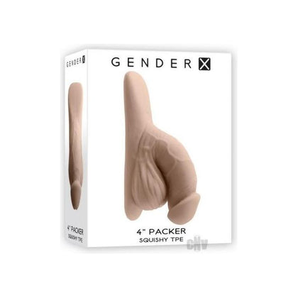 Gx TPE Packer 4 Light Realistic Penis Prosthetic Toy for Transgender Men - Model GXT4L - Lifelike Texture - Pleasure Enhancer - Light Skin Tone