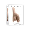 Gx TPE Packer 4 Light Realistic Penis Prosthetic Toy for Transgender Men - Model GXT4L - Lifelike Texture - Pleasure Enhancer - Light Skin Tone - Adult Naughty Store