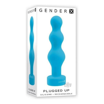 Introducing the GX-001 Sensual Pleasure Blue Beaded Vibrating Shaft for All Genders - Unleashing Pure Bliss and Ecstasy