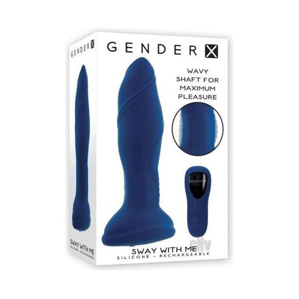 Introducing the Gx Sway With Me Vibrating Plug - Model GX-2000: A Sensational Pleasure Experience for All Genders, Delivering Waves of Delight in Stunning Spiral Textures - Available in Multi - Adult Naughty Store