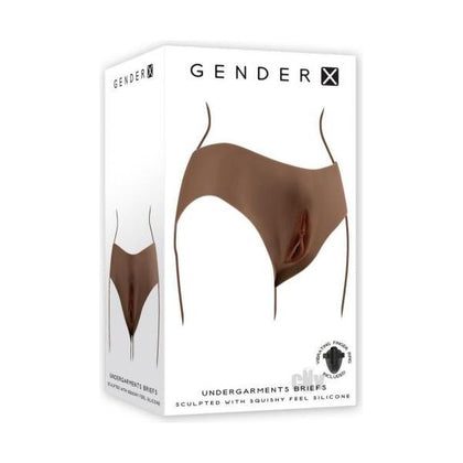 Gx Undergarments Vagina Brief Dark Slip-On Undergarment Model D101 for Women - Indulge in Realistic Pleasure 🖤
