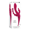 Introducing the Gx Four By Four Red Quadruple Stimulation Vibrator - The Ultimate Pleasure Experience for All Genders!