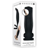 Introducing the Gx Rocketeer Triple Ring Vibrating Cock Sheath - Model X3: The Ultimate Pleasure Enhancer for All Genders, Designed for Intense Stimulation and Shared Ecstasy - Available in S - Adult Naughty Store