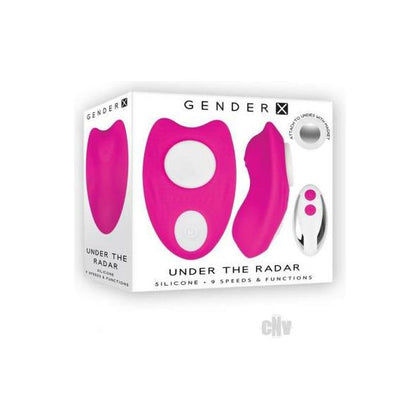 Gx Under The Radar Pink Remote-Controlled Silicone Vibrator - Model XR-9, for Women, Intense Pleasure, Pink - Adult Naughty Store