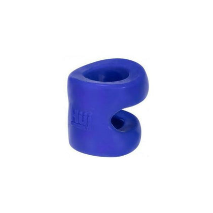 Hünky Junk Connect Cock Ball Tugger Blue - Premium Silicone Dual Ring for Enhanced Pleasure