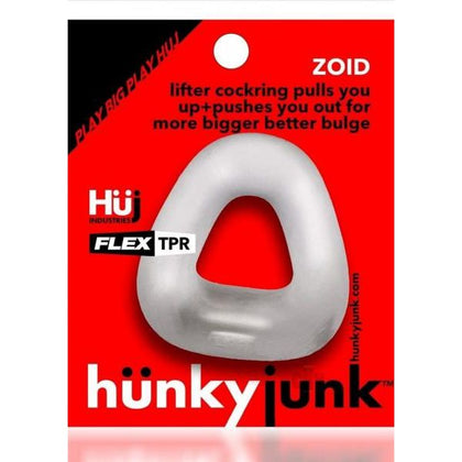 ZOID Trapezoid Lifter Cockring - Model XYZ123 - Enhance Pleasure and Performance - Clear Ice