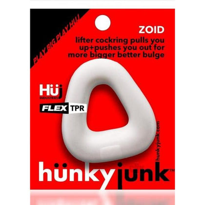 ZOID Trapezoid Lifter Cockring - Model ZC-1001 - Enhance Pleasure and Performance - White Ice