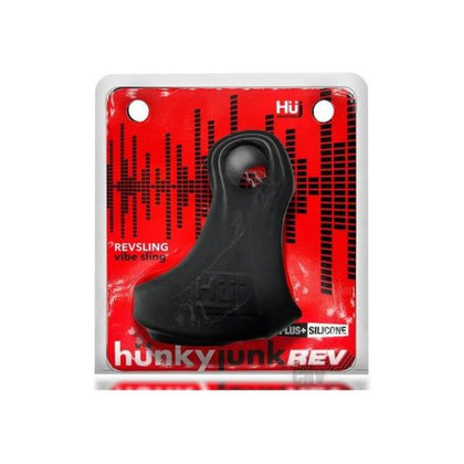 Hünkyjunk REVSLING Tar Ice Reverb Cocksling - Model HJ-TR-001 - Male - Intense Pleasure - Black - Adult Naughty Store