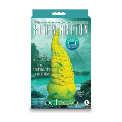 Alien Nation Octopod Yellow Tentacled Creature Dildo - Model X1 - Unisex Pleasure Toy for Intense Sensations