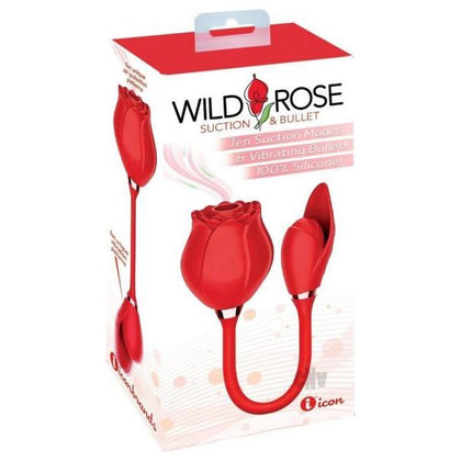 Icon Wild Rose and Bullet Vibrating Clitoral Suction Toy - Model WRB-001 - Women's Pleasure - Lipstick Red

Introducing the Icon Wild Rose WRB-001 Women's Pleasure Vibrating Clitoral Suction Toy - Lipstick Red