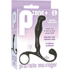 Pleasure Zone+ Prostate Massager - Model PZ-1001 - Male - Prostate and Perineum Stimulation - Black - Adult Naughty Store