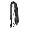 Whip It Leather Flogger - Model X123 - Unisex - Sensual Impact Play - Vibrant Orange - Adult Naughty Store