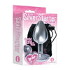 Icon Silver Starters Heart Plug Pink - Model 9SHP-P - Female Anal Pleasure - Adult Naughty Store