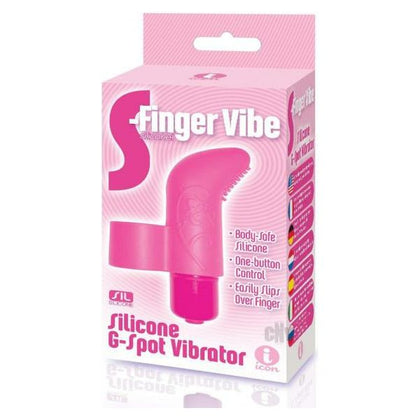 SensualSway 9 S-finger Vibe Pink - Silicone Finger Vibrator for Exquisite Pleasure - Adult Naughty Store