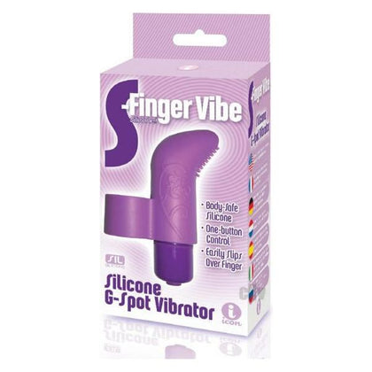 S-Finger Vibe Purple: The Ultimate Silicone Finger Vibrator for Intimate Pleasure - Adult Naughty Store