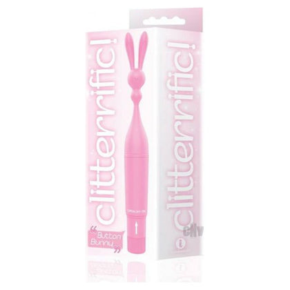 9 Clitterific Button Bunny Clit Stim - Powerful Silicone Vibrator for Intense Clitoral Stimulation - Model B9 - Women's Pleasure Toy - Pink