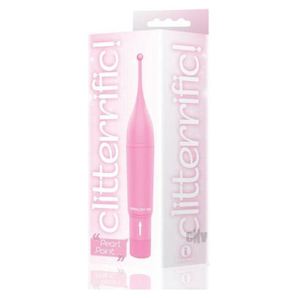9 Clitterific Pearl Point Clit Stim - Powerful Silicone Vibrator for Intense Clitoral Pleasure - Model 9CPS-001 - Women's Pleasure Toy - Pink