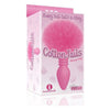 Icon 9 Cottontails Bunny Plug Ribbed Pink - Premium Rabbit-Style Anal Toy for Women - Adult Naughty Store