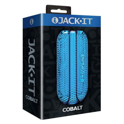 JackIt Stroker Cobalt - Ergonomically Sized Soft and Tight Male Masturbator for Intense Pleasure (Model: JT-5001)