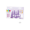 Curious Anal Plug Kit Purple - The Ultimate Backdoor Exploration Set for Adventurous Pleasure Seekers - Adult Naughty Store