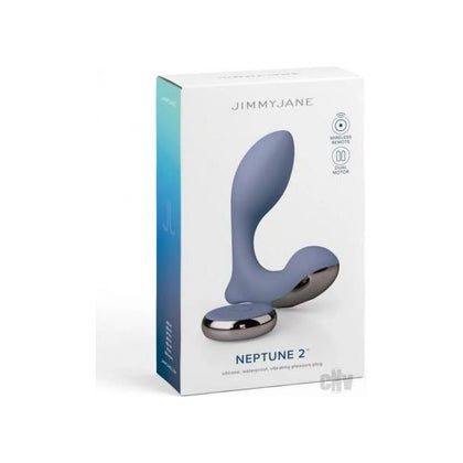 Jimmyjane Neptune 2 Prostate and Perineum Massager for Men in Blue - Adult Naughty Store