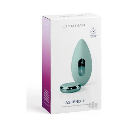 Jimmyjane Ascend 3 Teal Handheld Clitoral Vibrator for Solo and Couples Pleasure