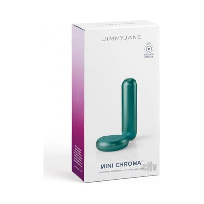 Jimmyjane Mini Chroma Teal Compact Vibrator - Model Number: CMA-B Add a Splash of Discreet Pleasure for Her - Adult Naughty Store