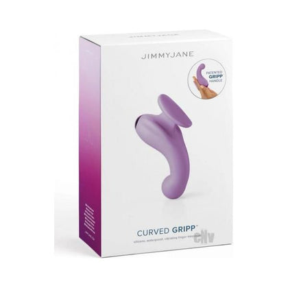 Jimmyjane Curved Gripp Purple G-Spot and Clitoral Vibrator - Model XYZ123 - Female - Precise Stimulation