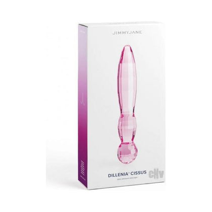 Jimmyjane Dillenia Cissus Glass Wand - Pink: Luxe Handcrafted Borosilicate Glass Sensual Pleasure Toy for All Genders